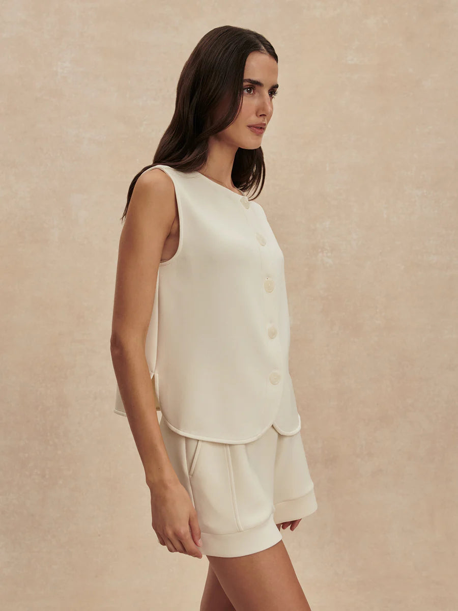 JOSIE BUTTON TANK PRISTINE