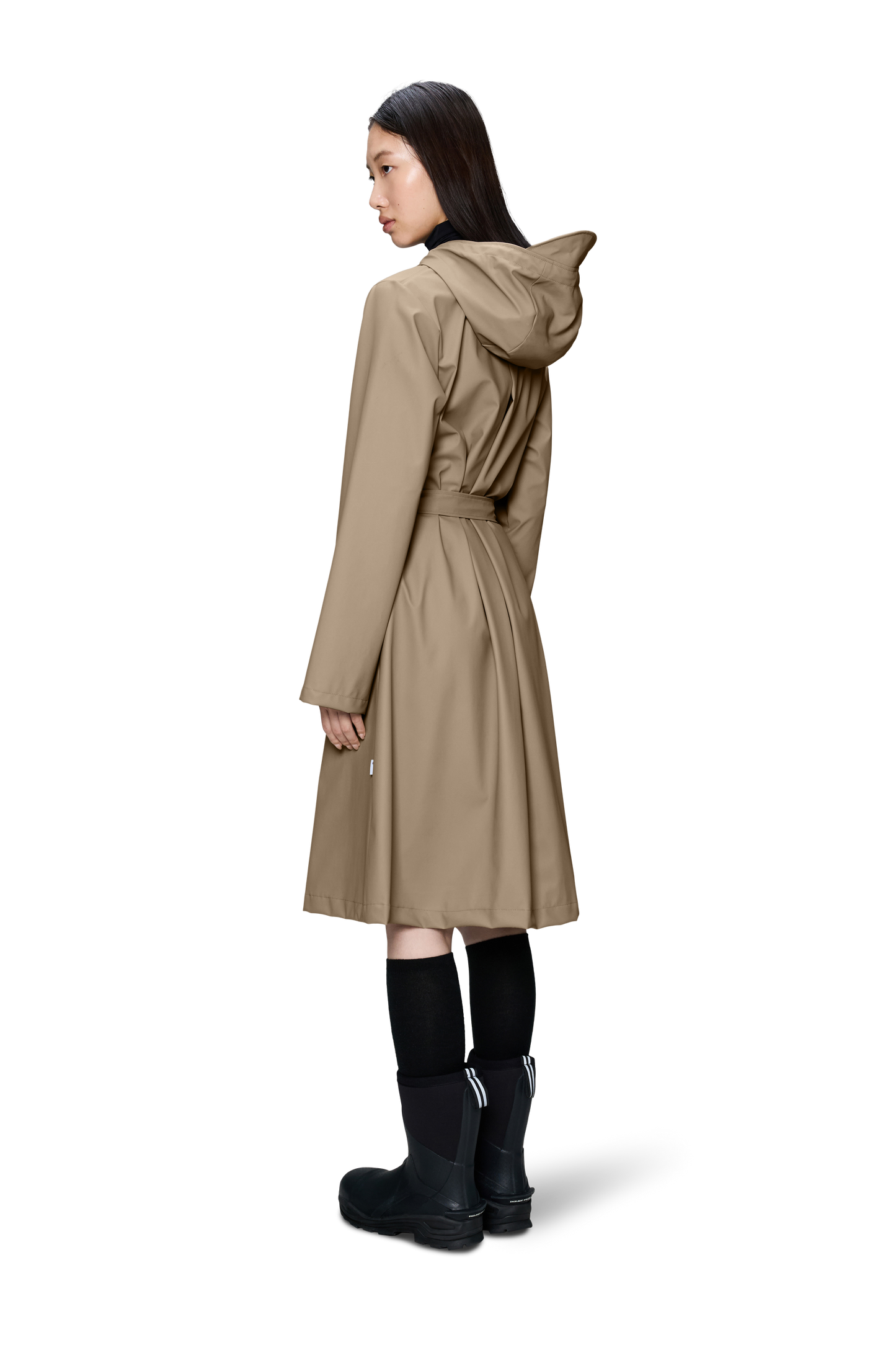 A-LINE LONGER BEIGE