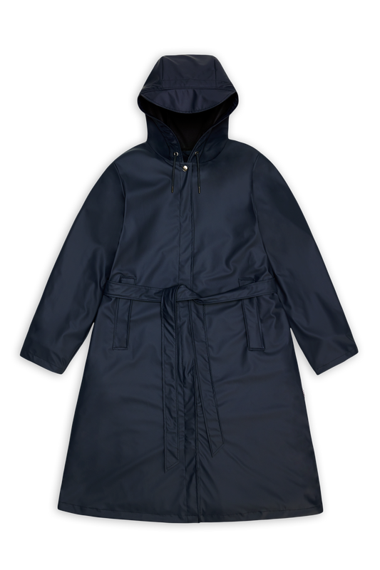 A-LINE LONGER JACKET NAVY