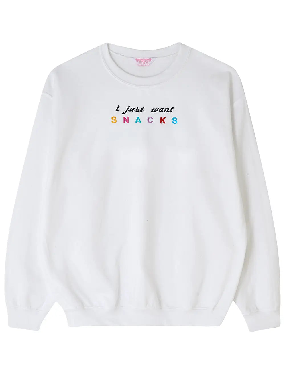 SNACKS SWEATER WHITE