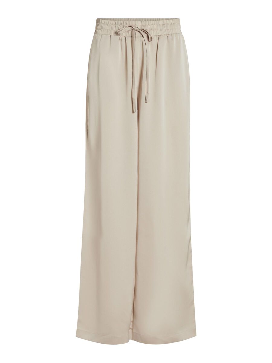 ELLETTE WIDE LEG TROUSER CEMENT