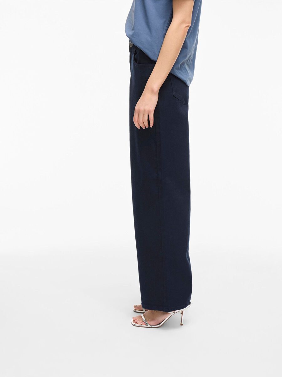 CHIA SOLID JEANS NAVY BLAZER