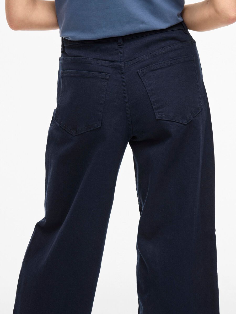 CHIA SOLID JEANS NAVY BLAZER