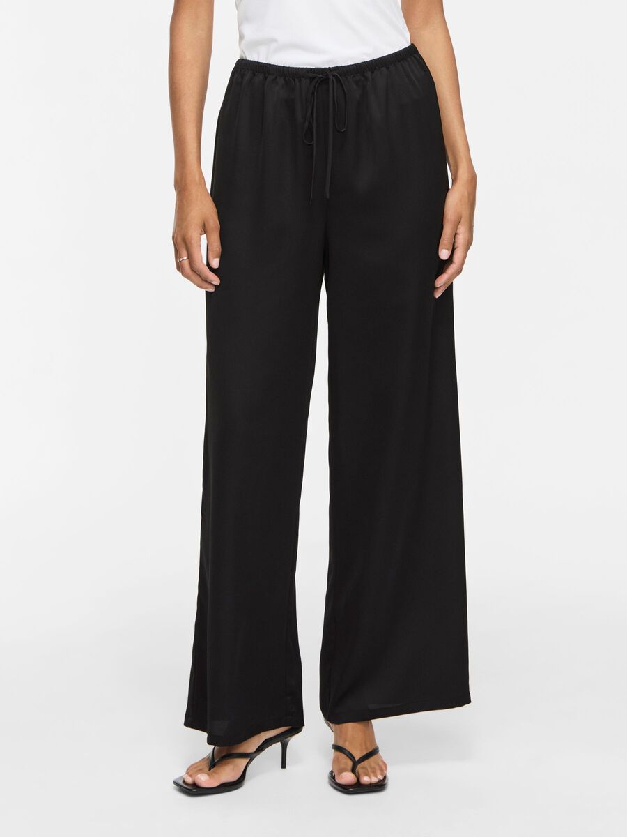 ELLETTE WIDE TROUSER BLACK