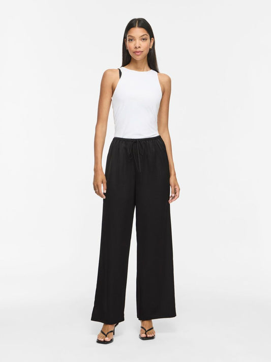 ELLETTE WIDE TROUSER BLACK