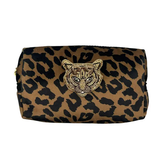 LEOPARD TIGER  MAKE UP BAG