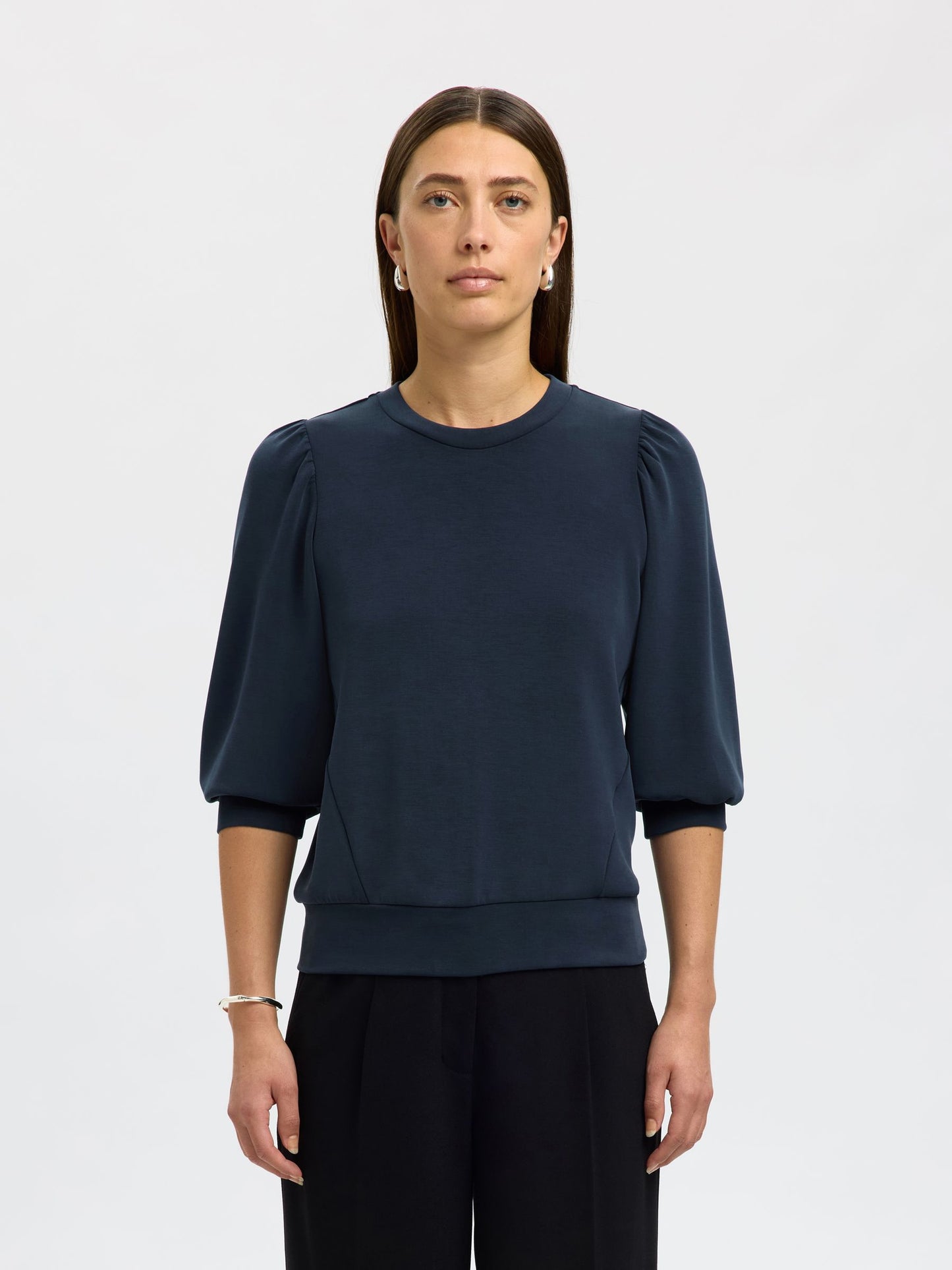 TENNY 3/4 SWEAT TOP SAPPHIRE