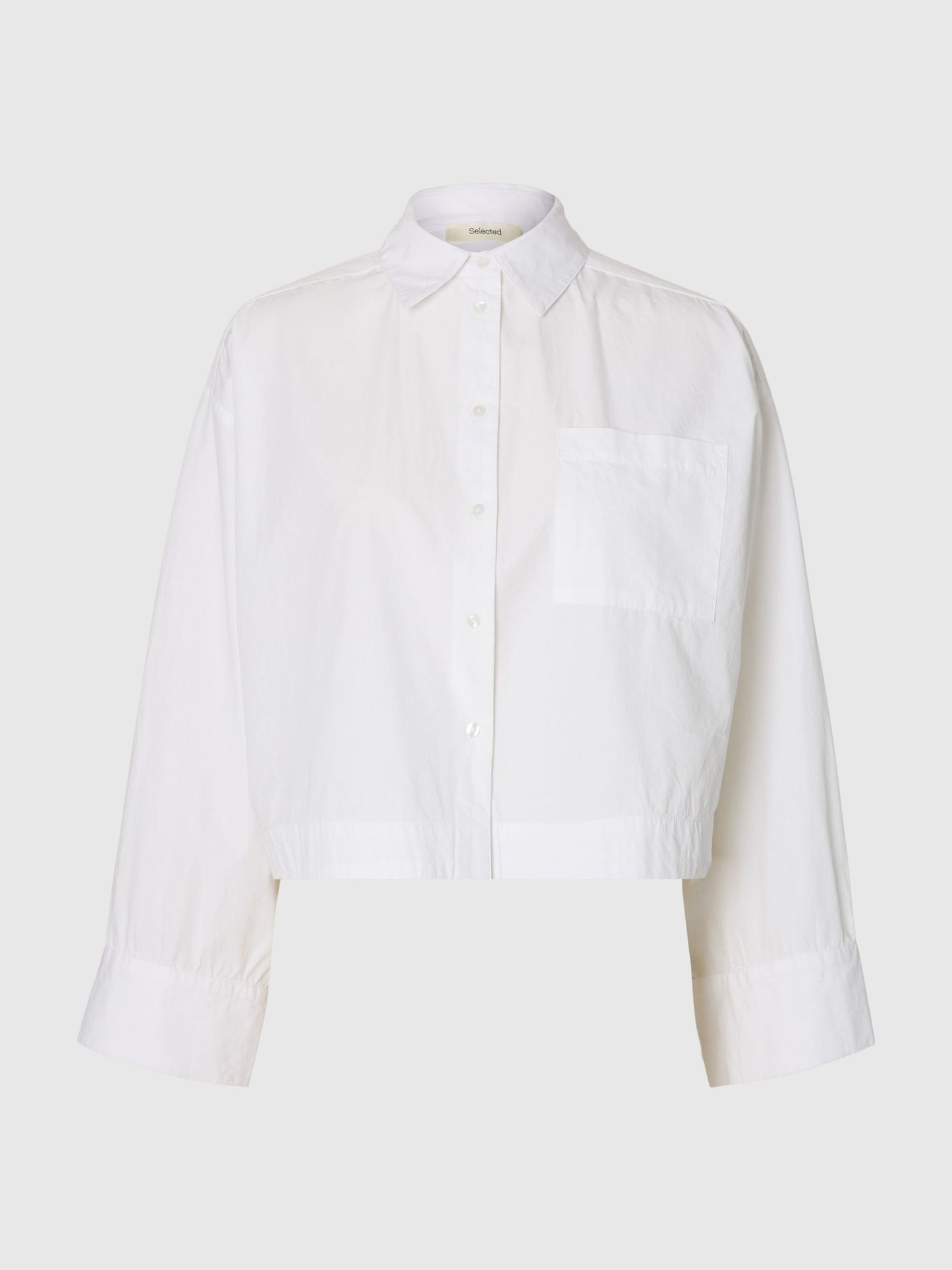 ASTHA CROPPED SHIRT WHITE