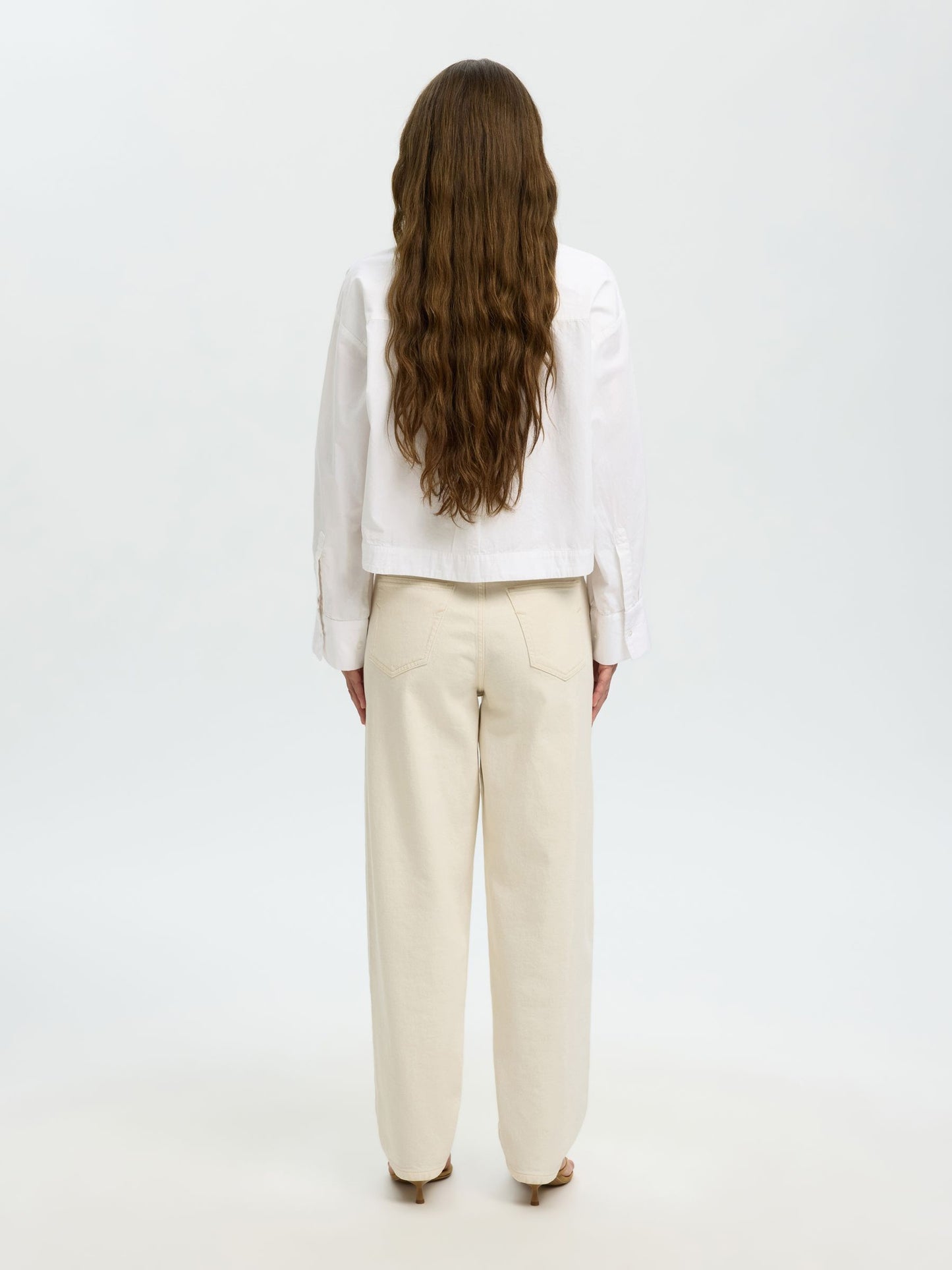 ASTHA CROPPED SHIRT WHITE