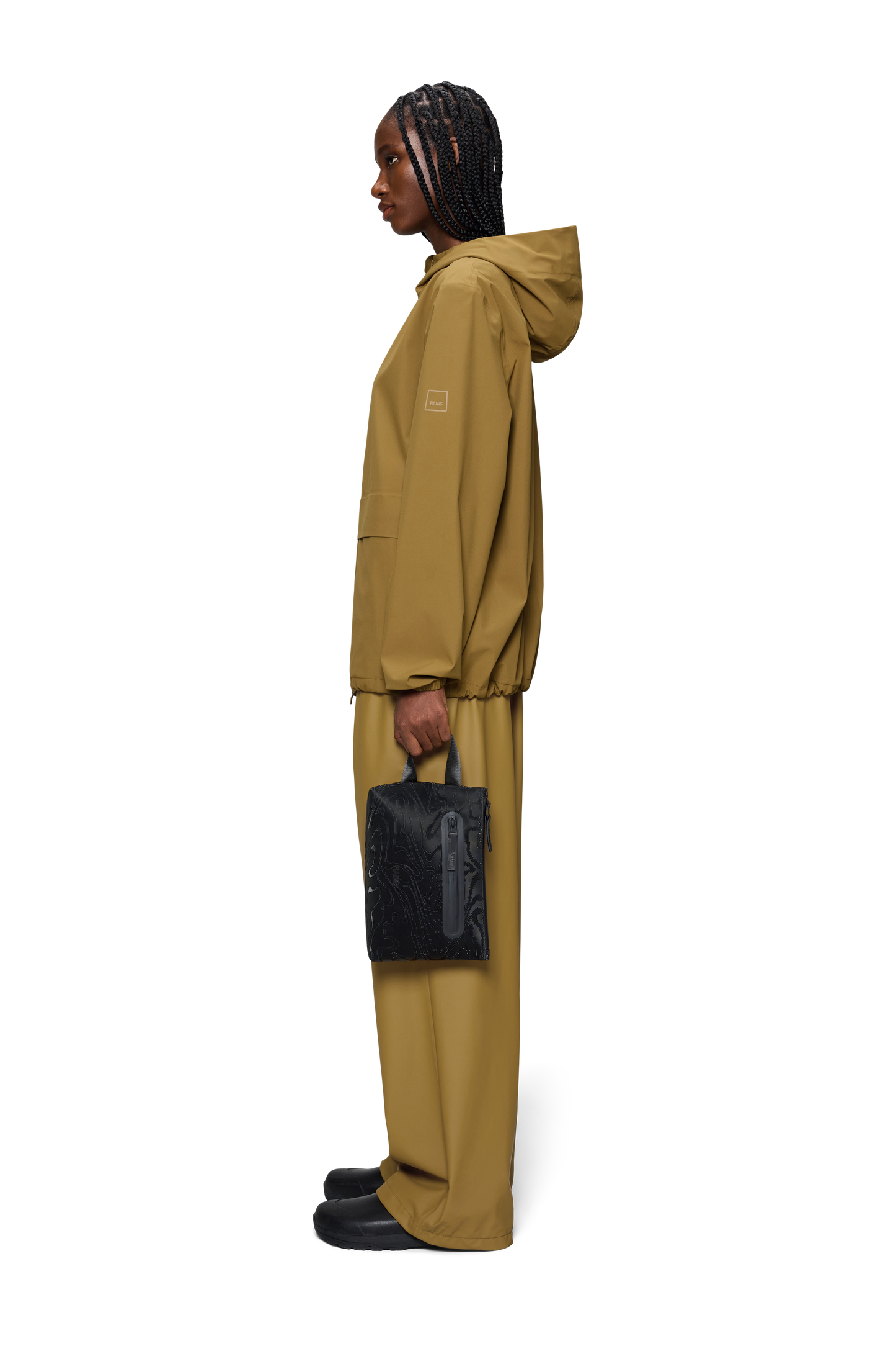 COSMETIC BAG LARGE ZIP AMP