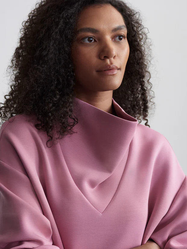 BETSY DOUBLESOFT SWEATER FOXGLOVE