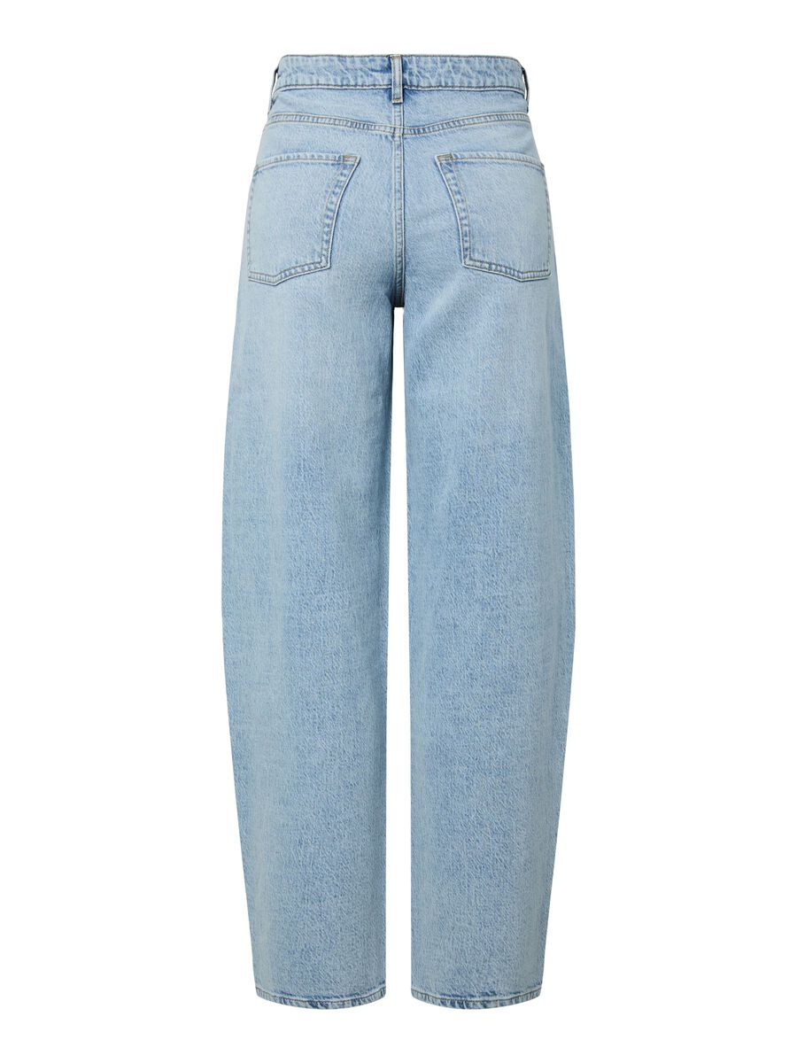GRACE BARREL JEANS LIGHT BLUE DENIM