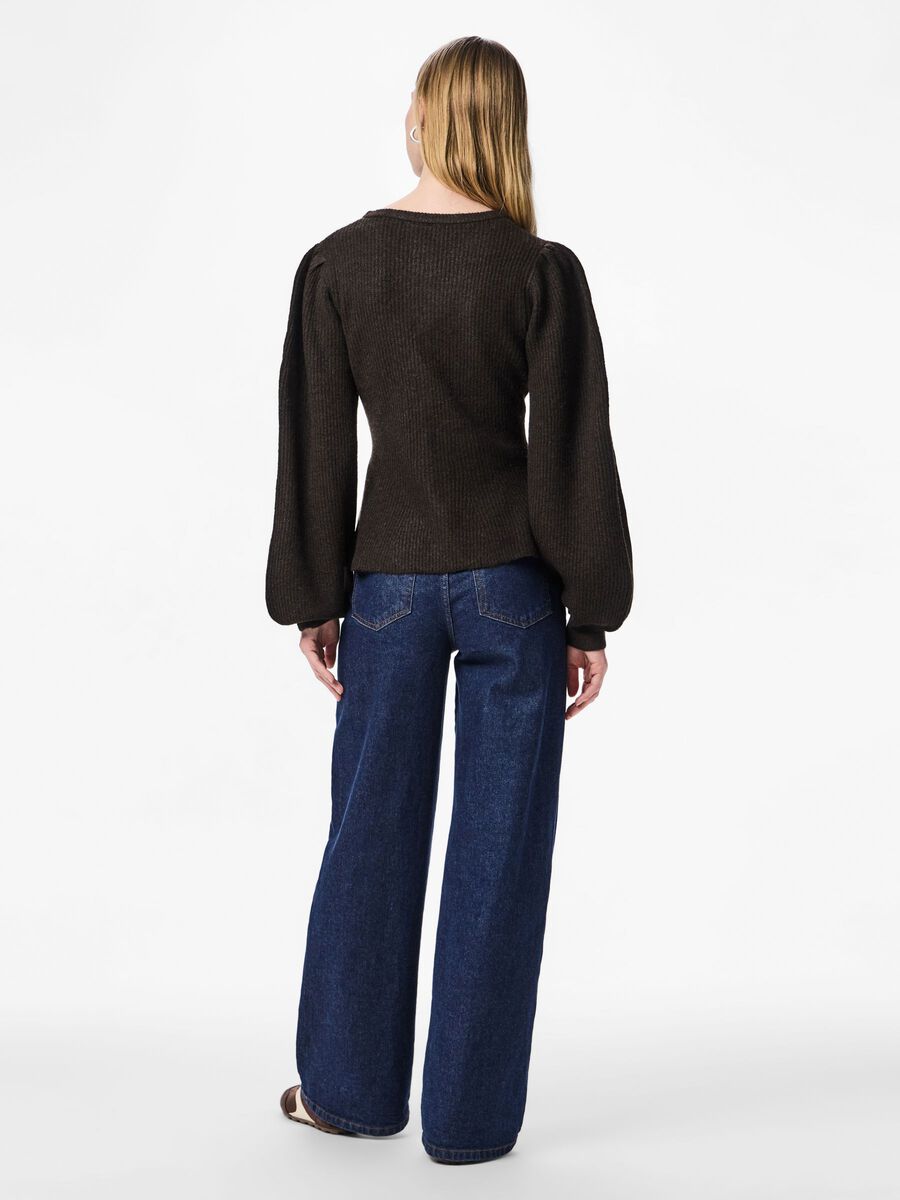 SILLY LS KNIT HOT FUDGE