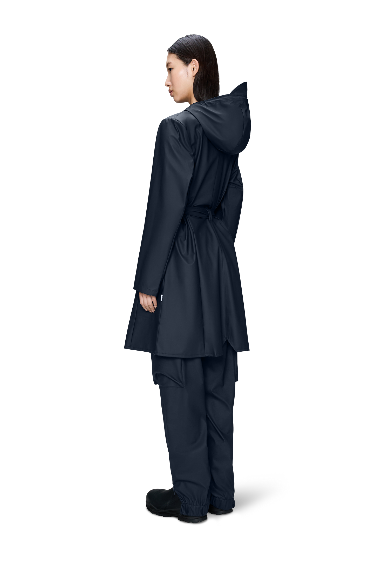 CURVE JACKET NAVY LONG