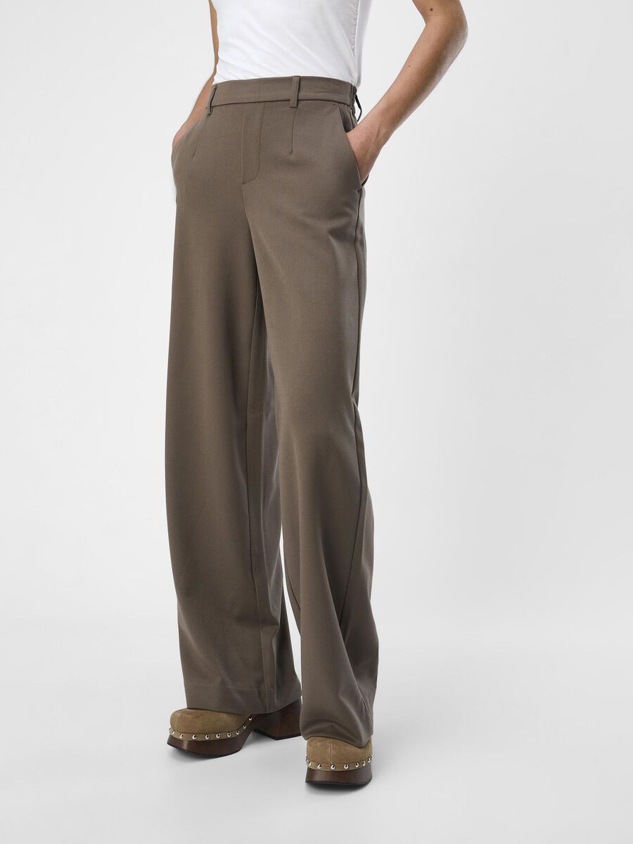 LISA WIDE LEG PANT MOREL SOLID