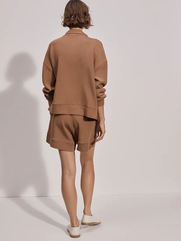 RALSTON DOUBLESOFT ZIP THROUGH SWEAT GOLDEN BRONZE