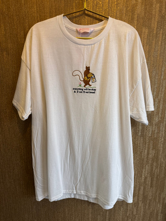 SQUIRREL AND BREAD T-SHIRT WHITE