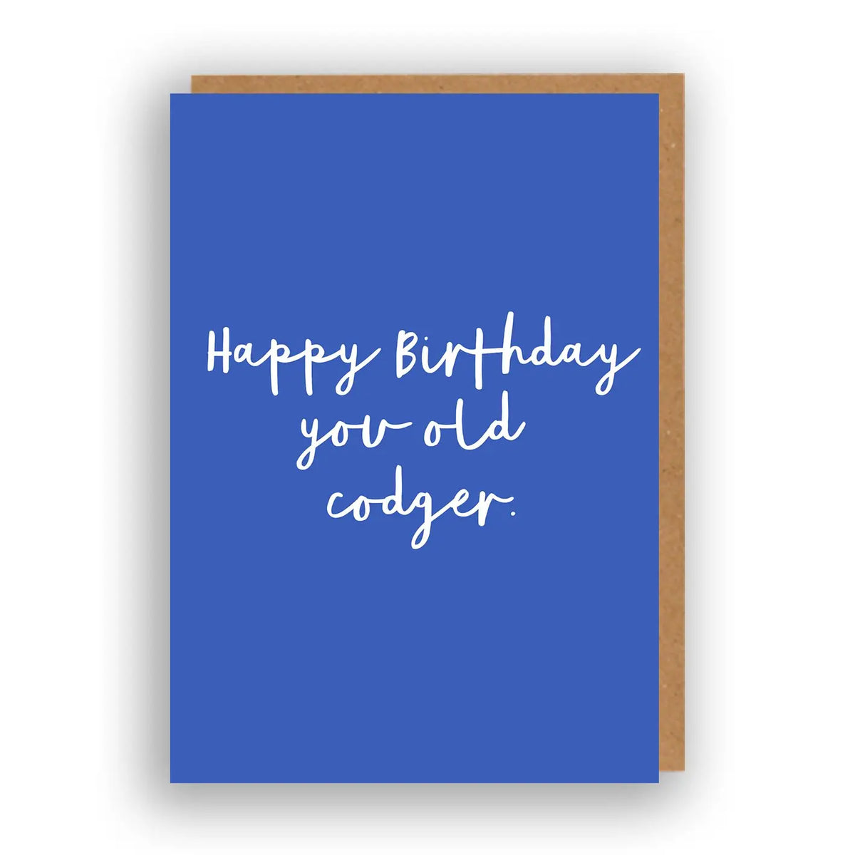 BIRTHDAY OLD CODGER CARD