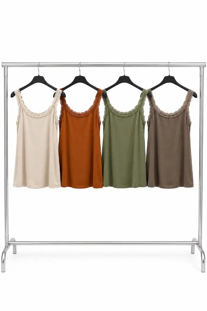 LARA LACE VEST BEIGE