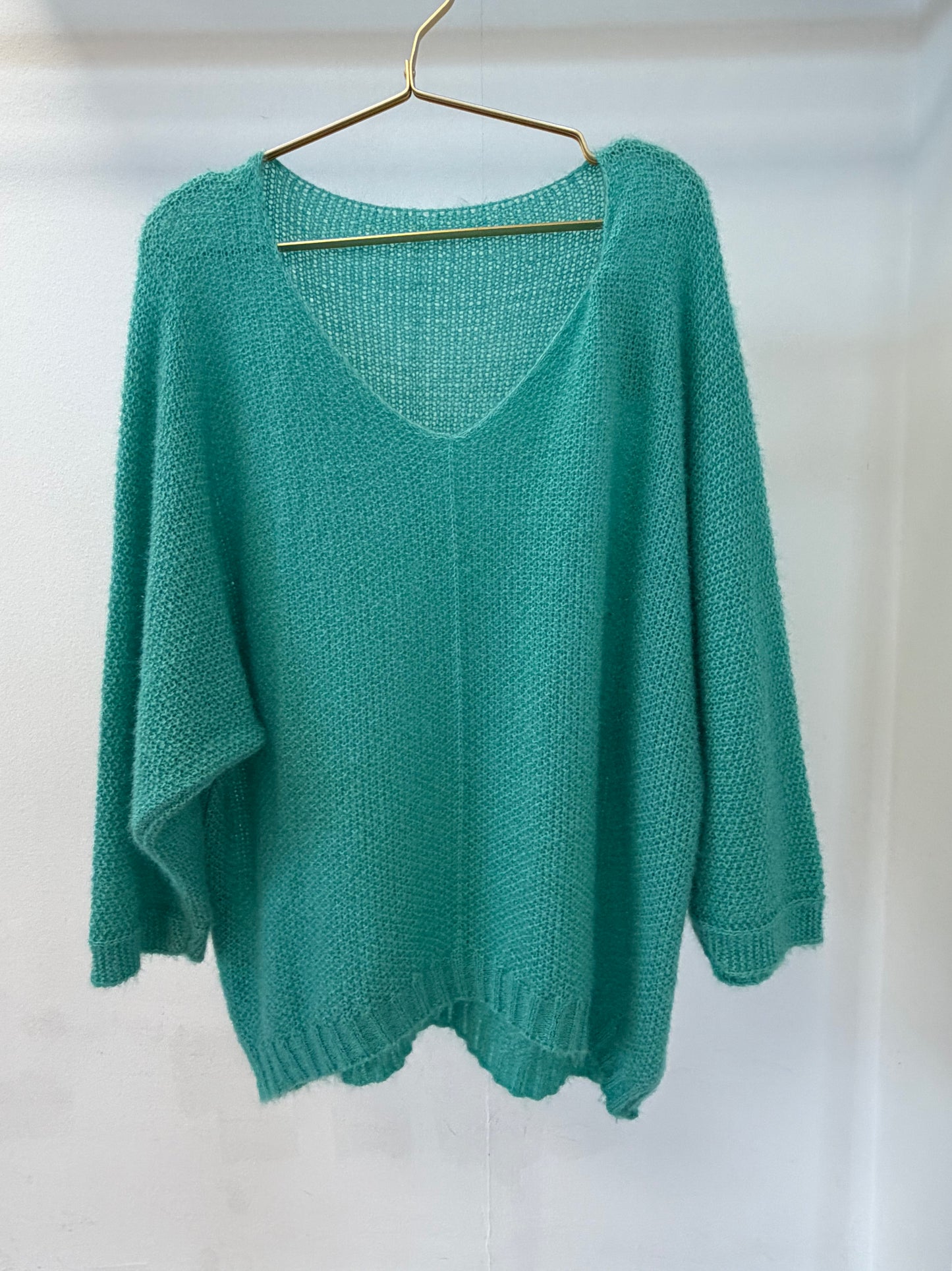 AMY V NECK MINT