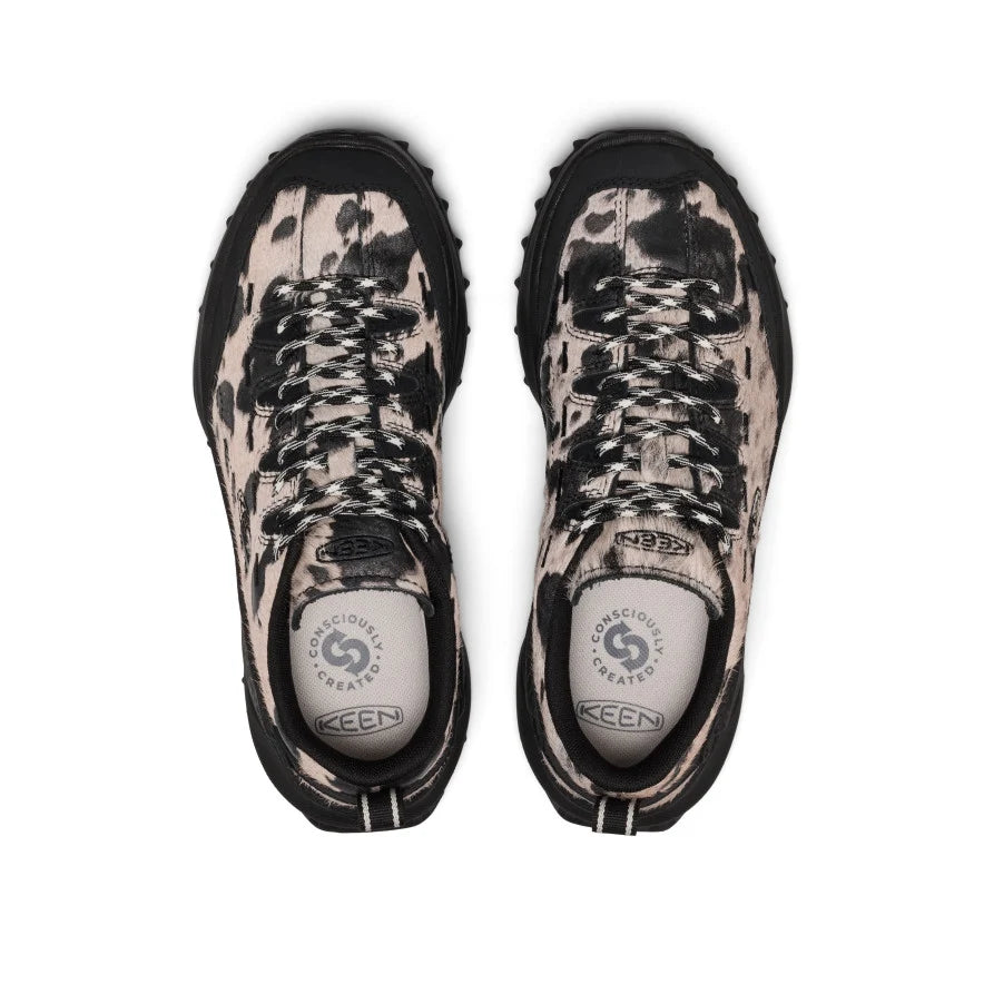 JASPER ZIONIC COW PATTERN BLACK