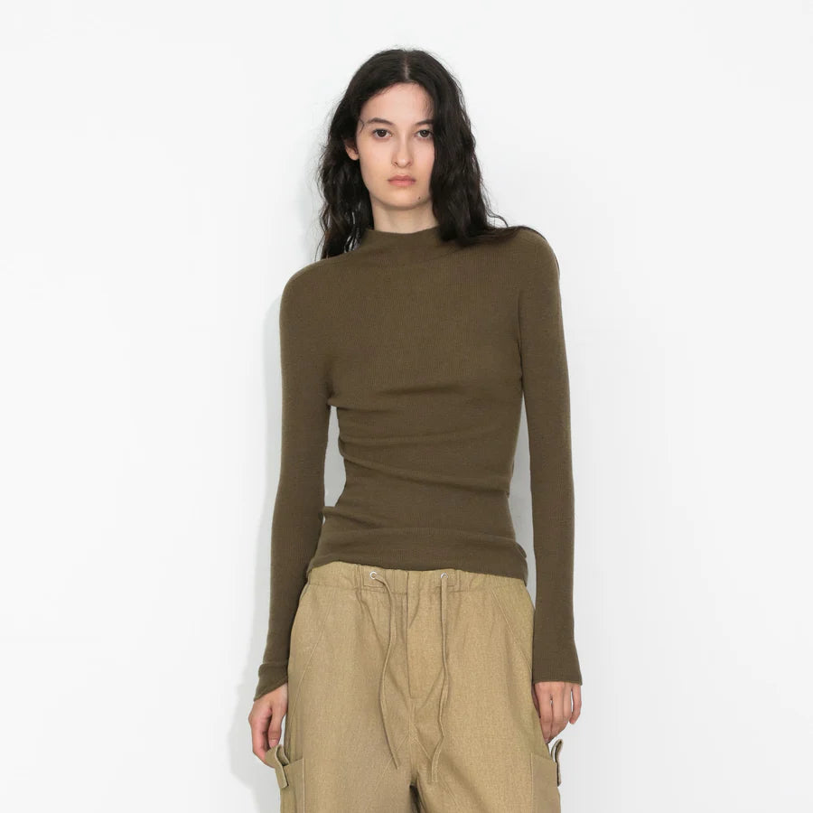 MERINO TURTLENECK GREEN