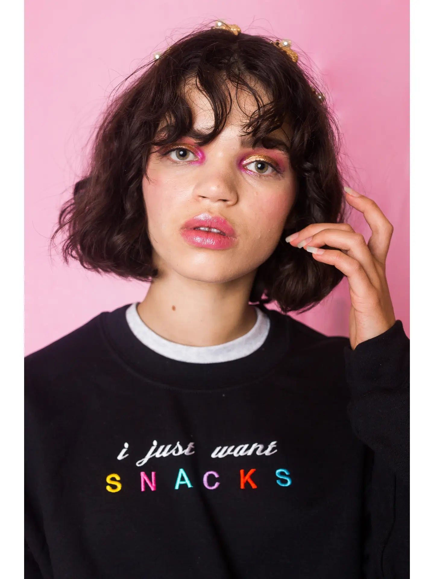 SNACKS SWEATER BLACK