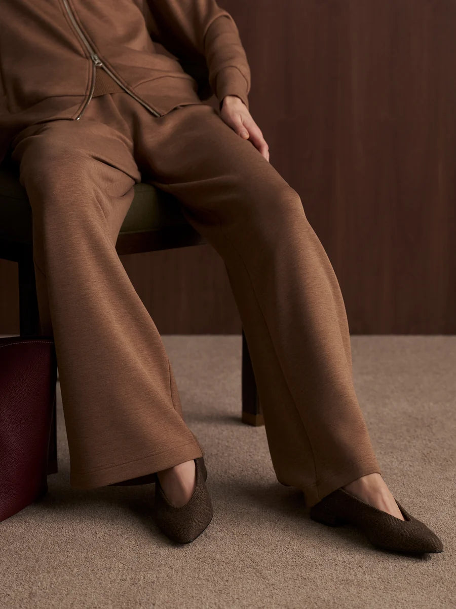 THE EXTRA WIDE LEG PANT 29.5" GOLDEN BRONZE MARL
