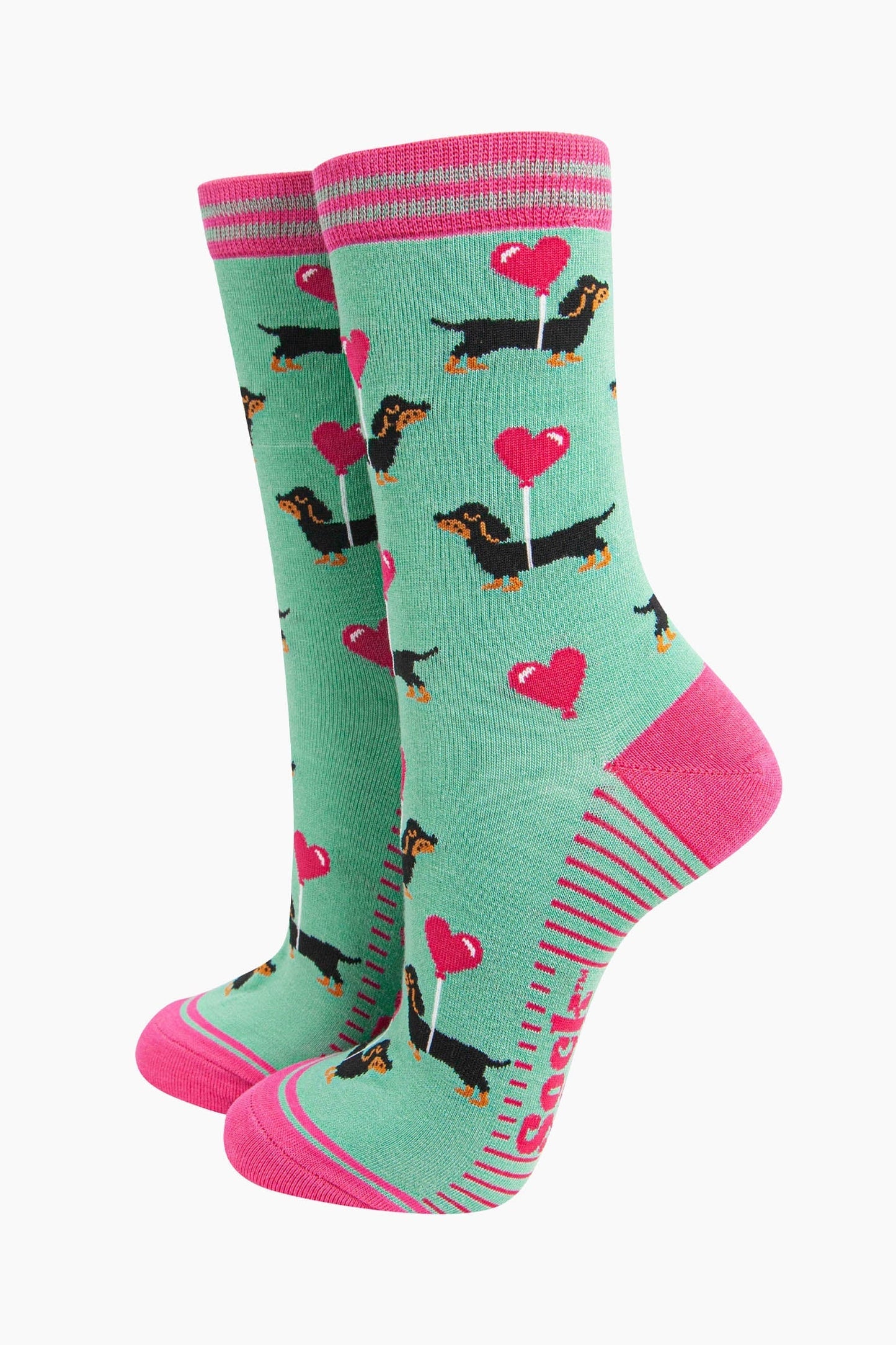SAUSAGE HEART BAMBOO SOCKS
