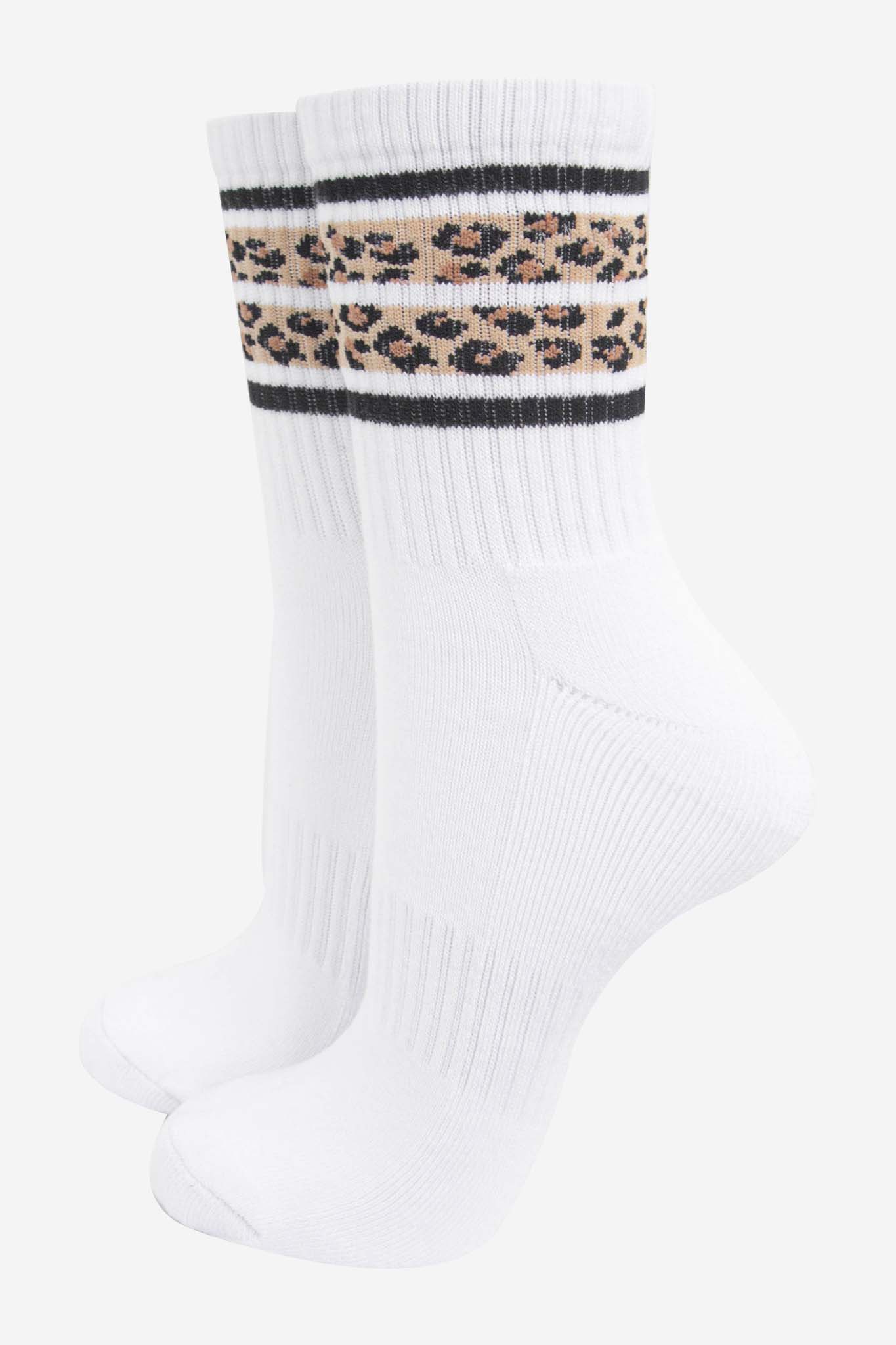 LEOPARD STRIPE SOCKS