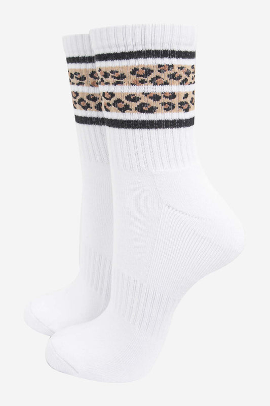 LEOPARD STRIPE SOCKS