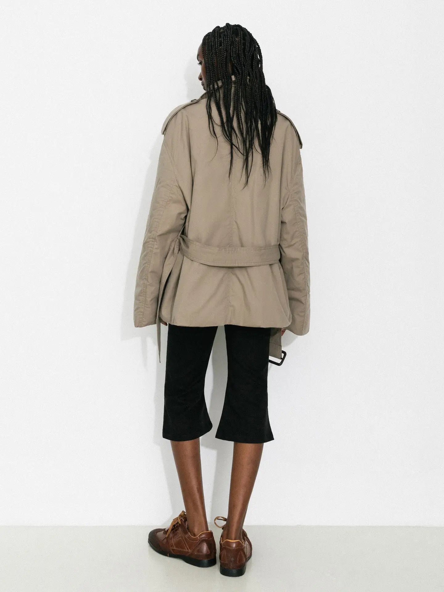 OVERSIZED DOWN JACKET KHAKI