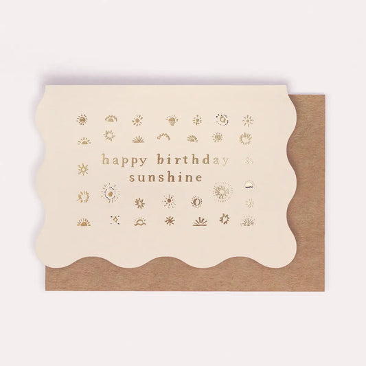 BIRTHDAY SUNSHINE FOIL CARD