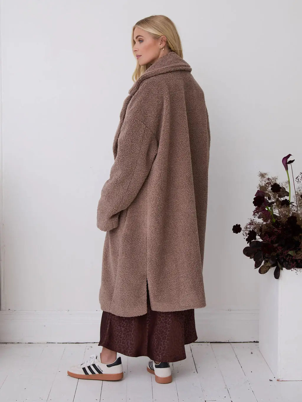MYRA TEDDY COAT MINK