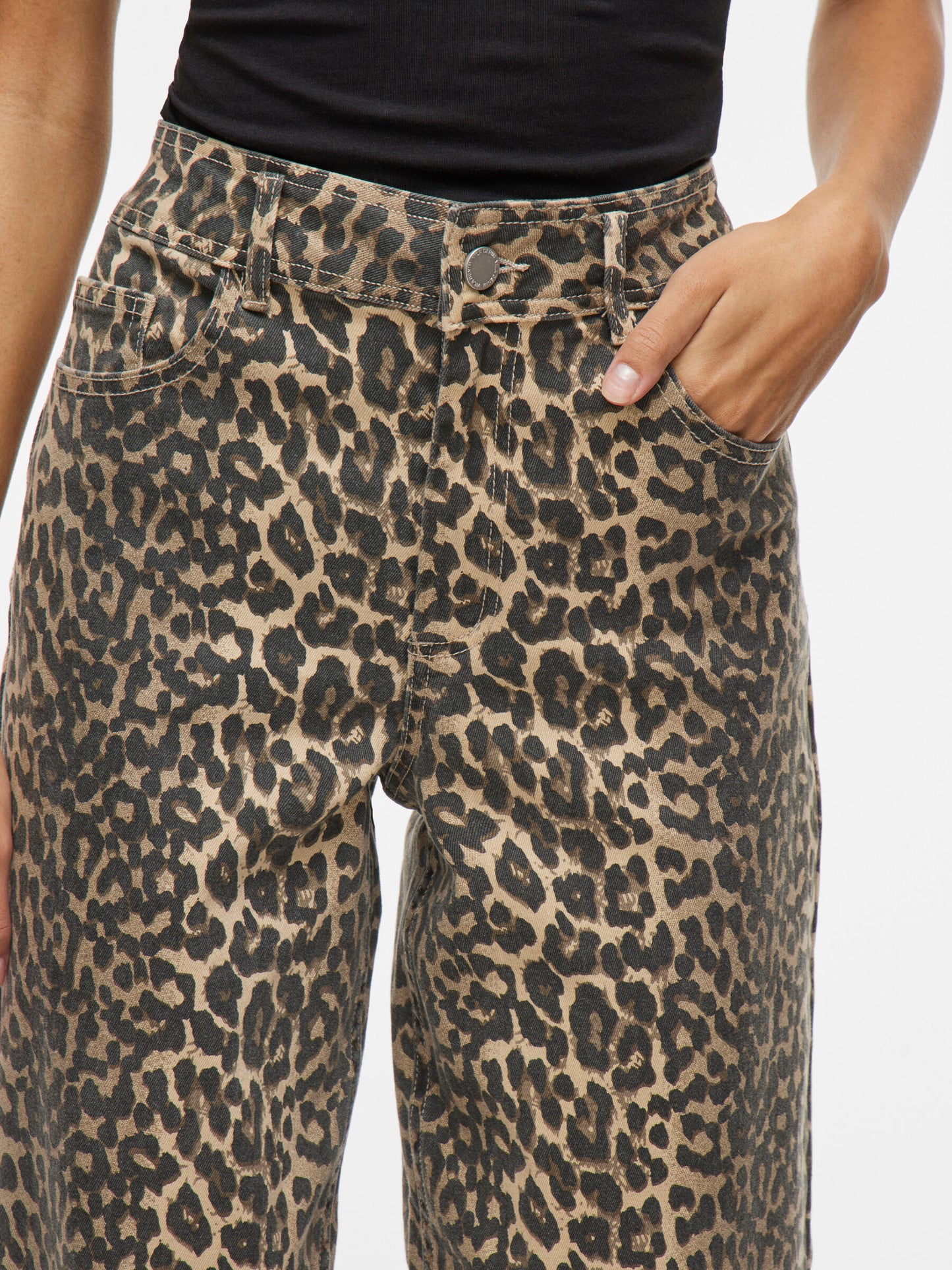 CHIA LEOPARD JEANS BIRCH LEO SS25