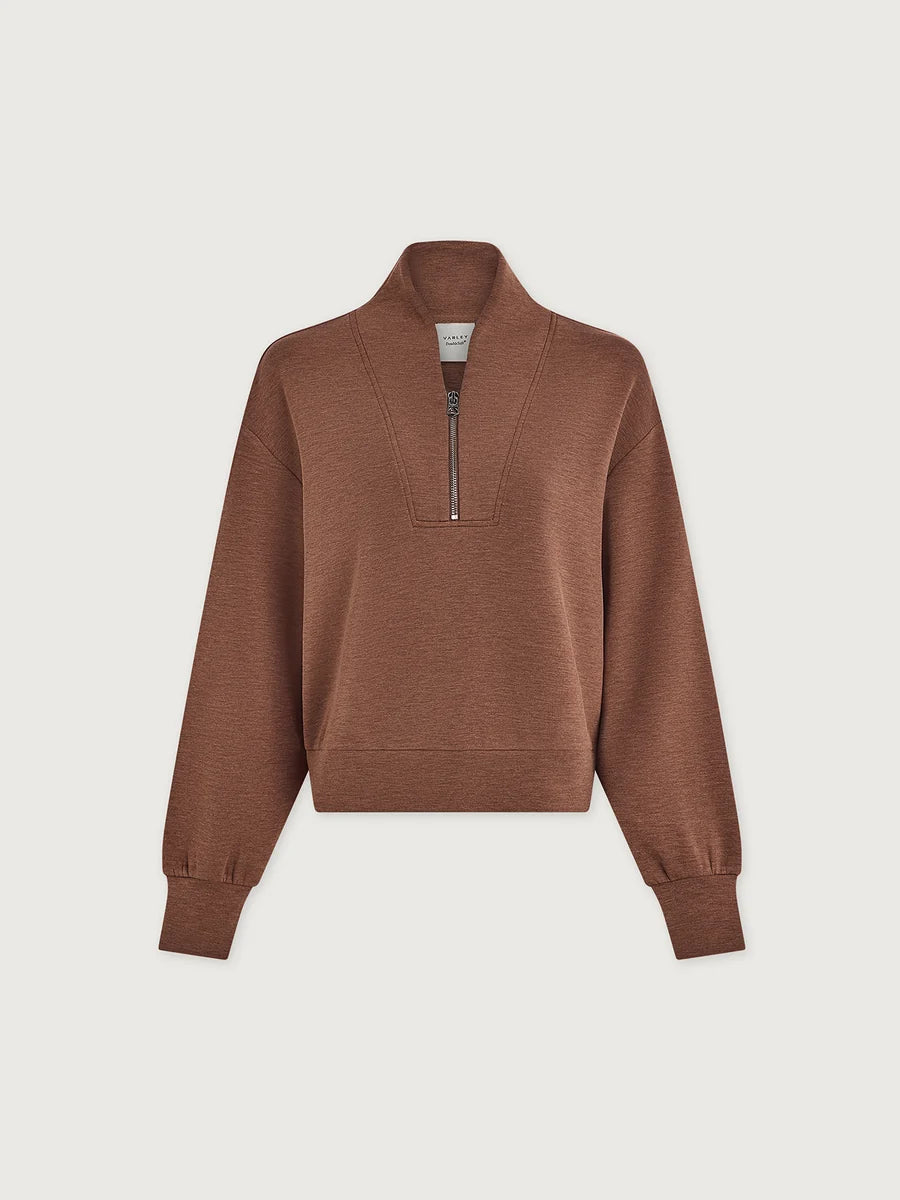 DAVIDSON DOUBLESOFT 1/2 ZIP GOLDEN BRONZE MARL
