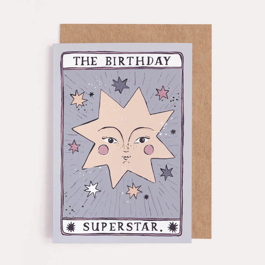 BIRTHDAY SUPER STAR CARD