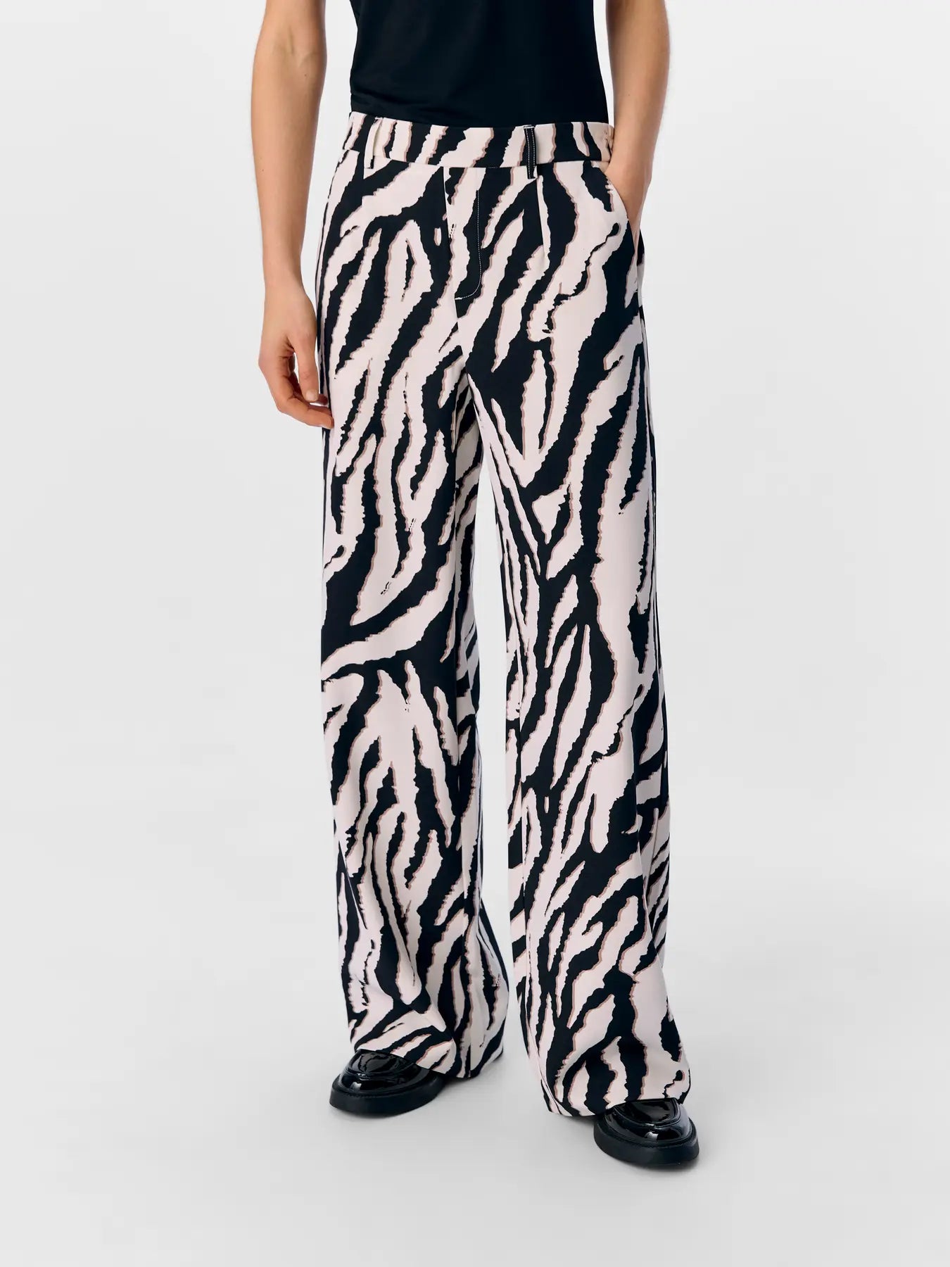 LISA WIDE LEG PANT ZEBRA
