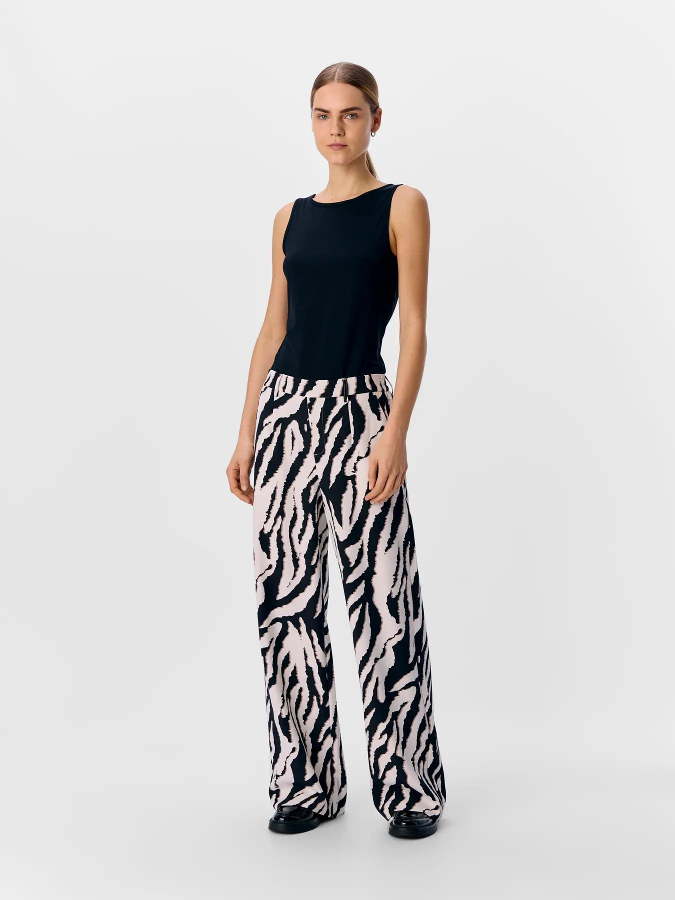 LISA WIDE LEG PANT ZEBRA
