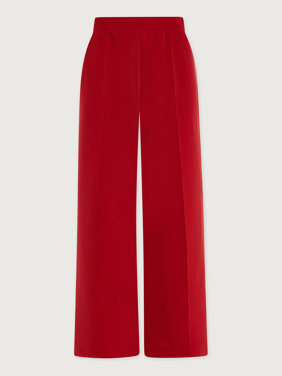 THE WIDE LEG PANT 30" RED MARL