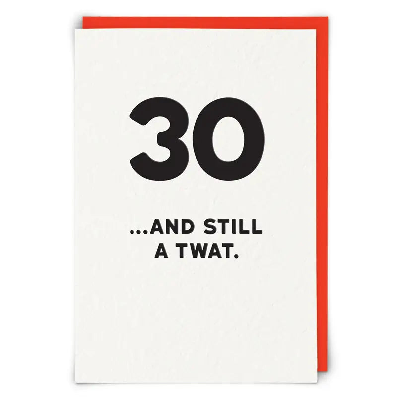 30 AND STILL CARD