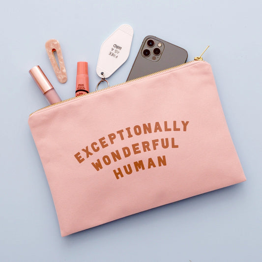 WONDERFUL HUMAN BAG TIDY PINK