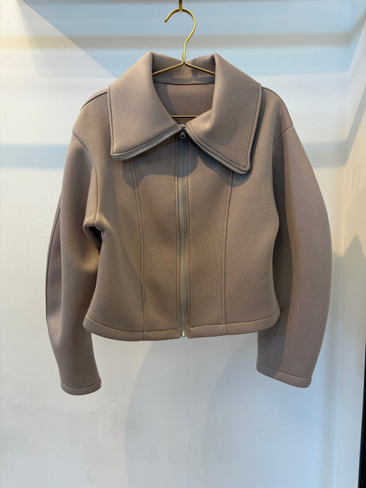 SCUBA JACKET TAUPE