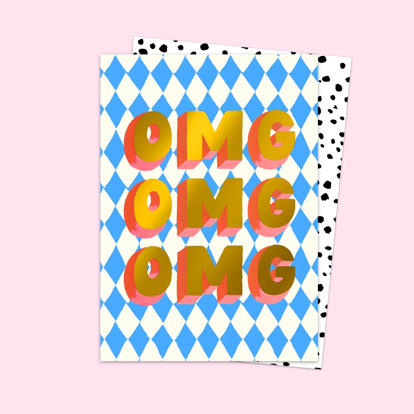 OMG HARLEQUIN CARD
