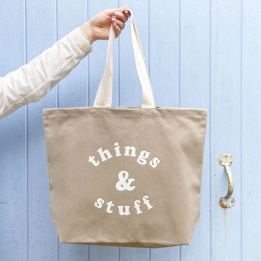 THINGS & STUFF TOTE STONE