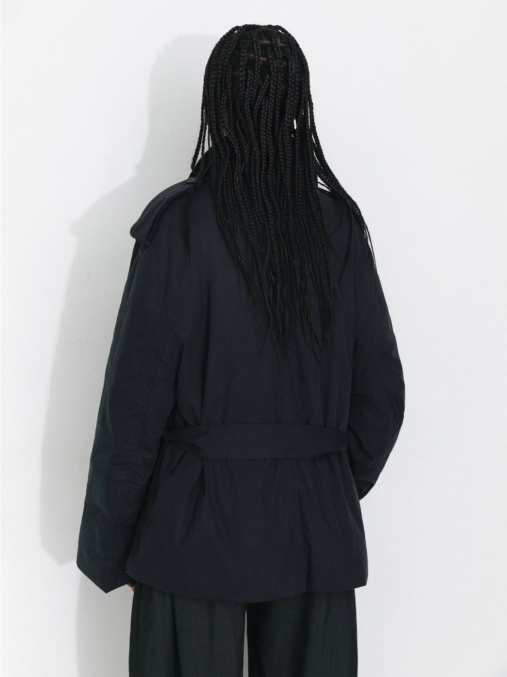 OVERSIZED DOWN JACKET NAVY