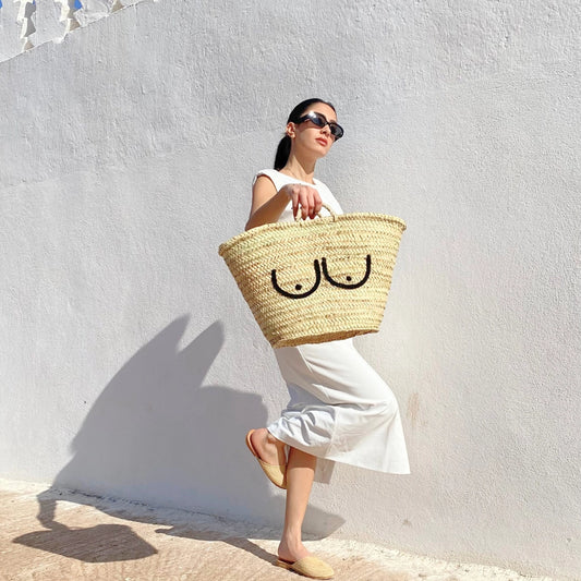 BOOBIES STRAW BAG