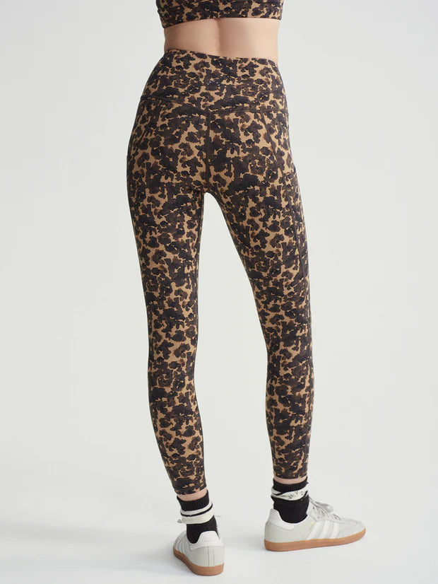 FORM POCKET LEGGINGS COCOA BLOCK FLORAL COBF