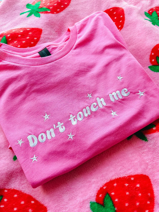 DONT TOUCH T-SHIRT PINK