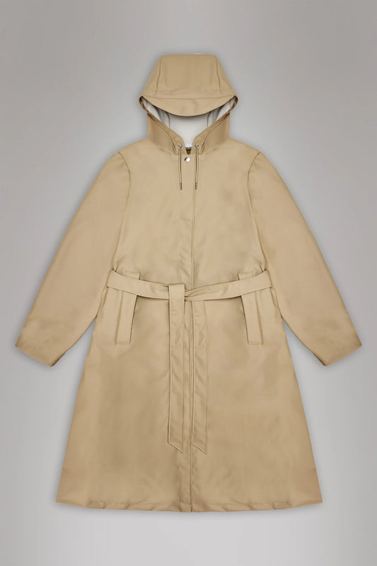 A-LINE LONGER JACKET SAND